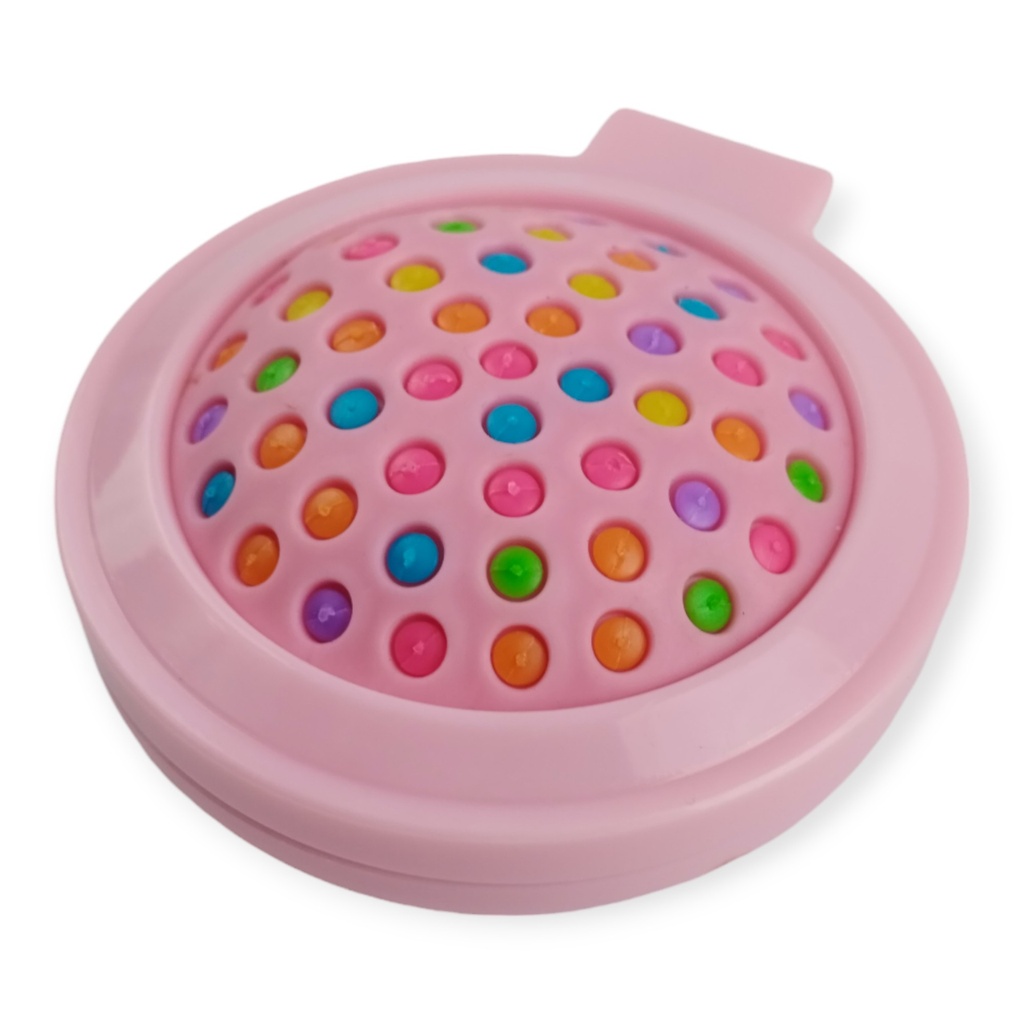 Cepillo infantil unicornio, plegable con espejo