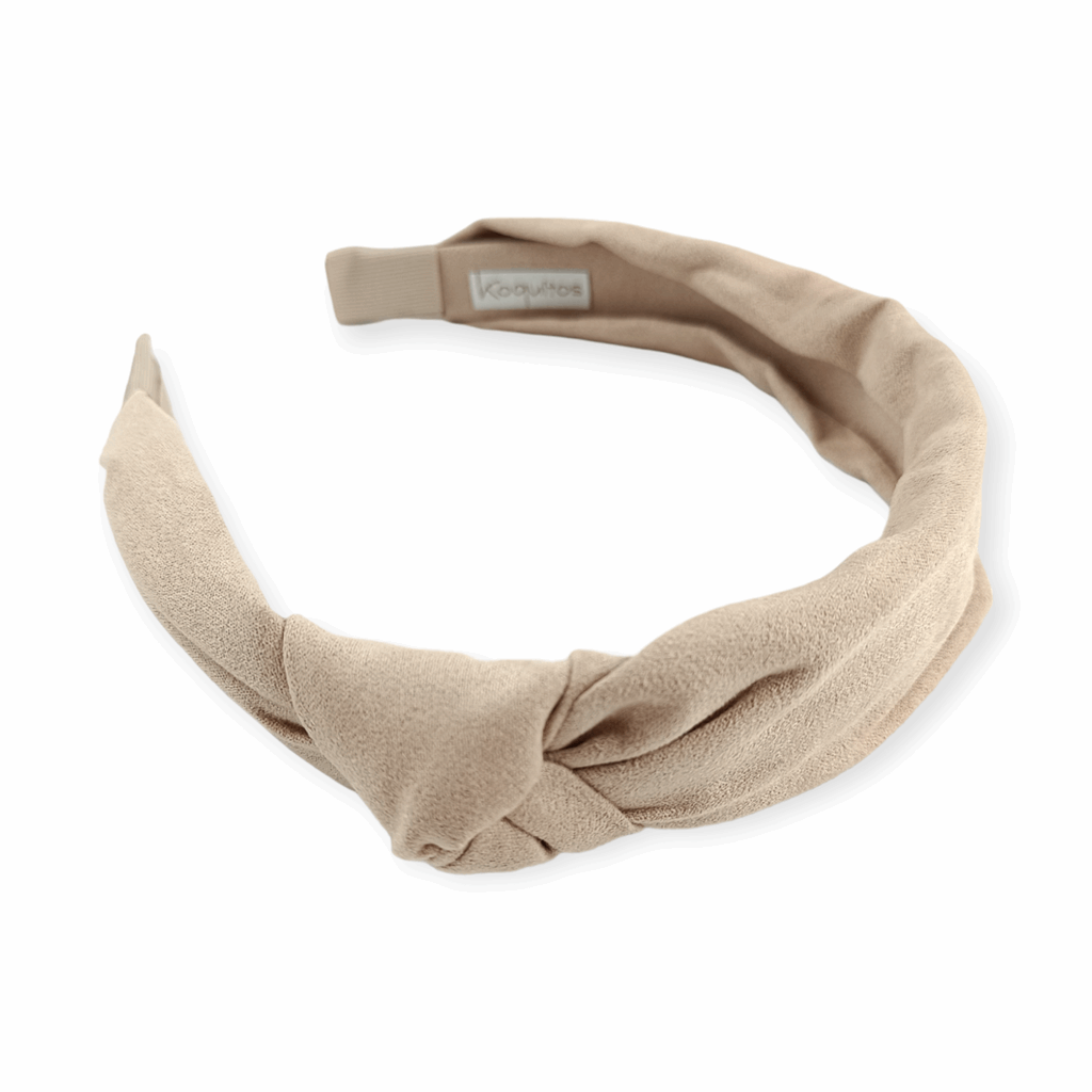 Diadema nudo lateral suede