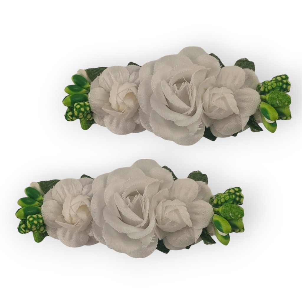 Pack 2 pinzas flores ceremonia