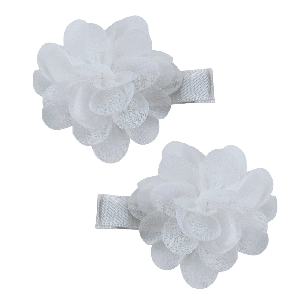 Pack 2 pinzas flor gasa