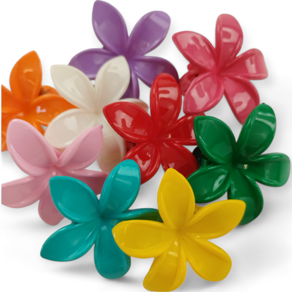 Pack 2 pinzas flor Caribe surtidas