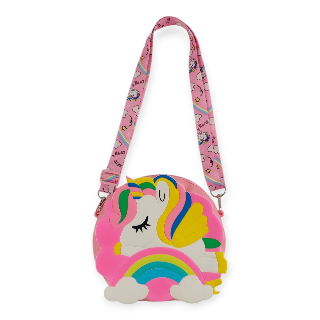 Bolso silicona unicornio